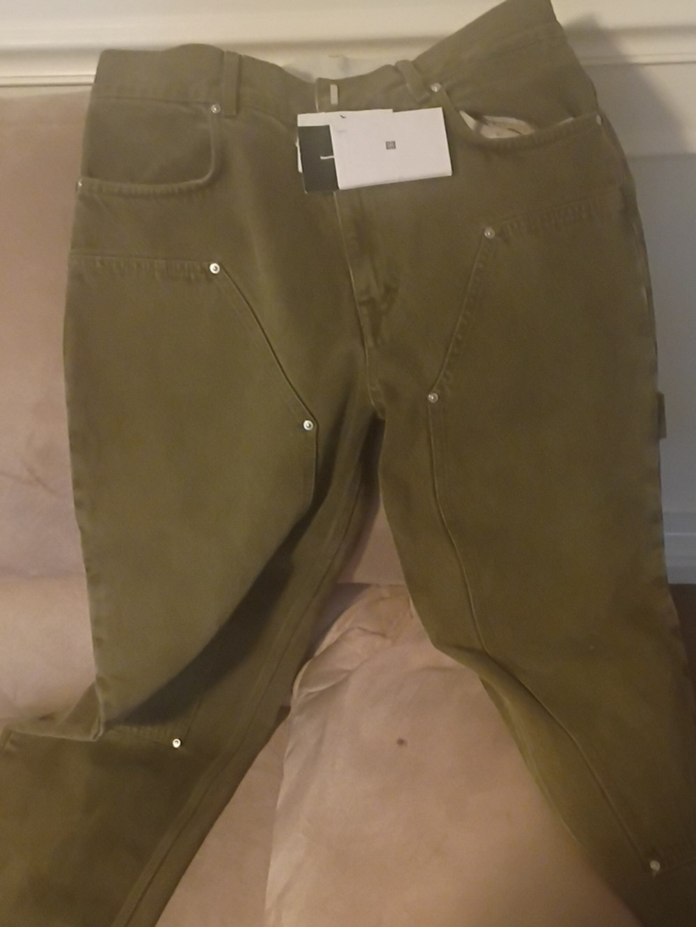 Givenchy Olive Utility Trousers